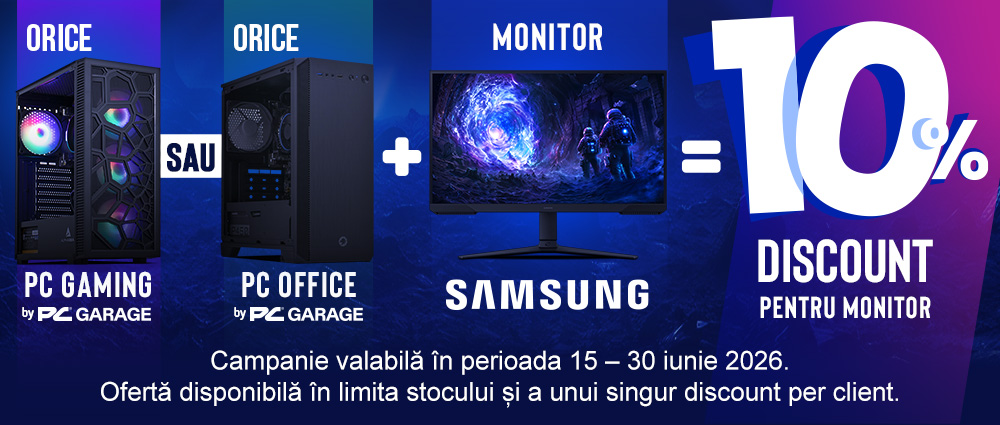 PC by PC Garage + Monitor Samsung = Reducere