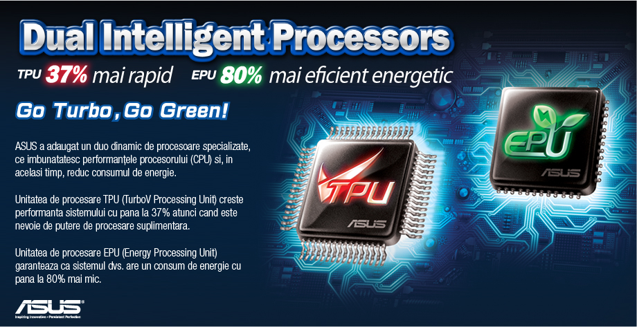 Asus Xtreme Design: Dual Intelligent Processor