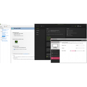 Setari pentru pornirea GSYNC la acest monitor Freesync