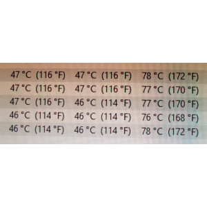 Temperatura cu CPU 90% i7-7700
Program folosit: HWMonitor!