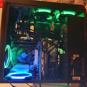 All 3 fans operating