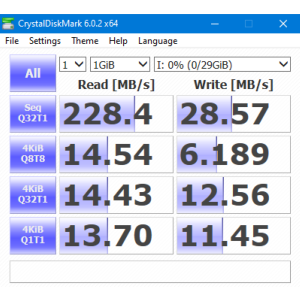 Crystal Disk Mark benchmark
