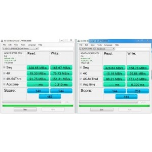 1st scan; 2nd scan
