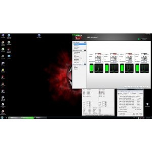 AMD overdrive stability test, cooler stock.