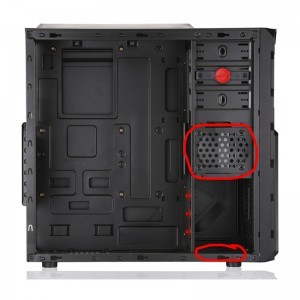 Cele doua bay-uri pentru 2.5".