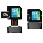 Peak Micro SD USB+SD Trio Card 2GB