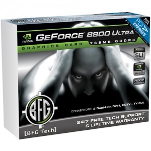 BFG Tech GeForce 8800 Ultra 768MB DDR3 384-bit