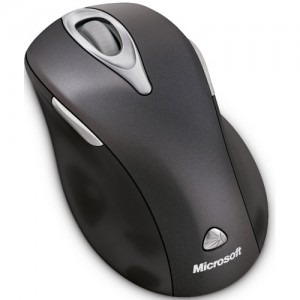 Microsoft Wireless Laser Mouse 5000 Metallic Black