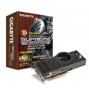 GIGABYTE GeForce 8800 Ultra 768MB DDR3 384-bit