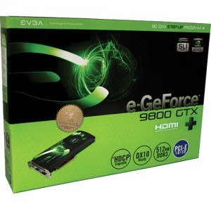 EVGA e-GeForce 9800GTX+ 512MB DDR3 256-bit