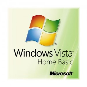 Microsoft Windows Vista Home Basic 32 bit English DSP OEI