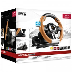 Speedlink DRIFT O.Z. Racing Wheel PS3, black-orange