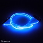 AKASA Cablu Floppy 45cm Blue UV