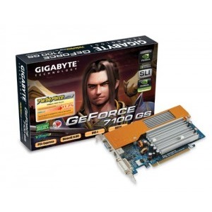 GIGABYTE GeForce 7100GS 128 MB DDR2 Onboard 512MB MB TurboCache 64-bit