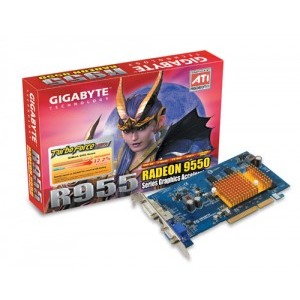 GIGABYTE ATI Radeon 9550 256MB DDR2 128-bit AGP