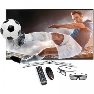 Samsung Smart TV UE48H6400AW Seria H6400 121cm negru Full HD 3D Activ include 2 perechi de ochelari 3D Activi