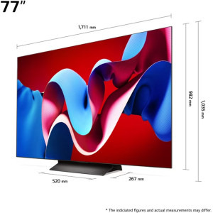 LG Smart TV OLED77C41LA Seria evo C4 195cm 4K UHD HDR