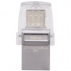 Kingston DataTraveler microDuo 3C 16GB USB 3.0 + USB Tip C