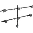 Suport TV / Monitor SBOX LCD-352/6-2, 17 - 32 inch, negru, suport birou pentru 2, 3 sau 6 monitoare