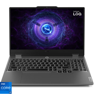 Laptop Lenovo Gaming 15.6 LOQ 15IRX9, FHD IPS 144Hz, Procesor Intel® Core™ i7-13650HX (24M Cache, up to 4.90 GHz), 16GB DDR5, 1TB SSD, GeForce RTX 4050 6GB, No OS, Luna Grey