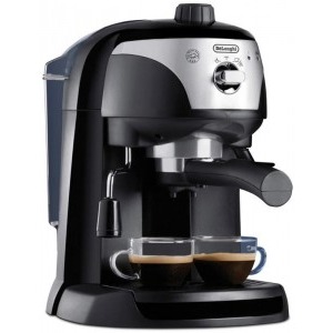 DeLonghi EC221.B, 1100W, 15bar, 1L, Negru-argintiu