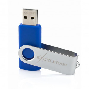 Exceleram P1 32GB USB 2.0 Blue/Silver