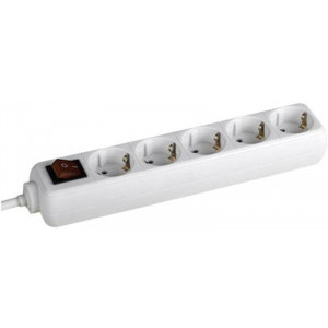 Bachmann Selly 5x Schuko, 1.5m, White