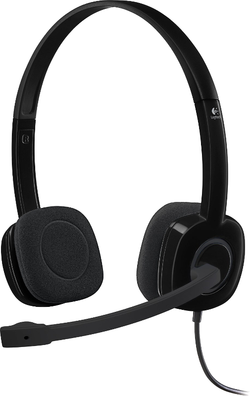 Casti Logitech On-Ear, H151 Black