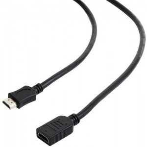 Cablu video Gembird HDMI Male - HDMI Female, v1.4, 4.5m, negru