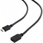 Cablu video Gembird HDMI Male - HDMI Female, v1.4, 4.5m, negru
