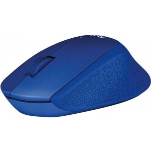 Logitech M330 Silent Plus, Wireless, Blue