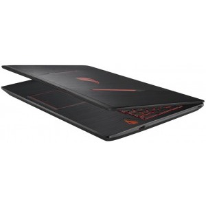 ASUS Gaming 15.6'' ROG GL553VD, FHD, Procesor Intel® Core™ i7-7700HQ (6M Cache, up to 3.80 GHz), 16GB DDR4, 1TB 7200 RPM, GeForce GTX 1050 4GB, Endless OS, Black metal