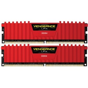Corsair Vengeance LPX Red 16GB DDR4 2666MHz CL16 Dual Channel Kit