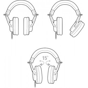 Audio-Technica On-Ear, ATH-M20x Black