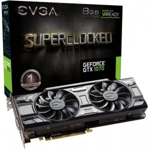 EVGA GeForce GTX 1070 SC GAMING ACX 3.0 Black Edition 8GB GDDR5 256-bit