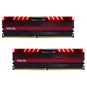 TeamGroup Delta Red LED 16GB DDR4 2400MHz CL15 Dual Channel Kit