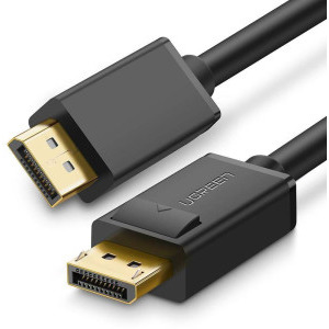 Ugreen DisplayPort Male - DisplayPort Male, 2 m, Negru