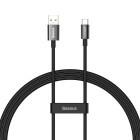Cablu de date / adaptor Baseus Superior, USB Male la USB-C Male, 65W, 1 m, Black