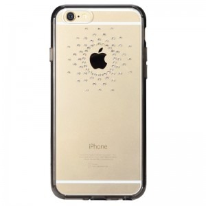 Ringke Protectie pentru spate Noble Swaroski Sun Fusion Crysta negru fumuriu pentru Apple iPhone 6 Plus si 6S Plus