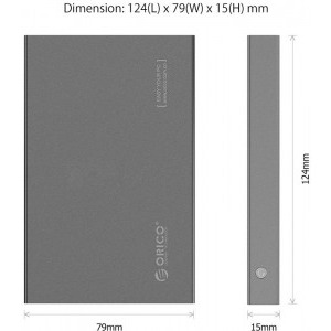 Orico 2518S3 Gray