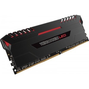 Corsair Vengeance Red LED 32GB DDR4 2666MHz CL16 Dual Channel Kit