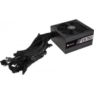 Corsair CX750, 80+ Bronze, 750W