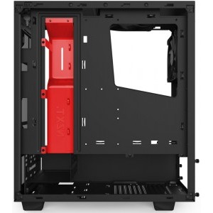 NZXT Source 340 Matte black-red