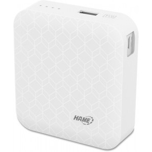 Hame MP7, 6000 mAh, 1x USB, White