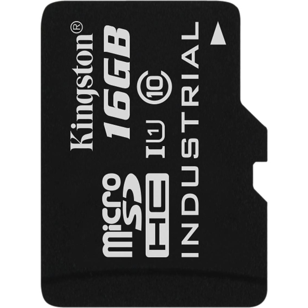 Card memorie Kingston Micro SDHC Industrial 16GB Clasa 10 UHS-I