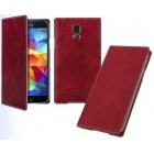 Protectie de tip Book Mustang Battery Cover Red pentru LG G3