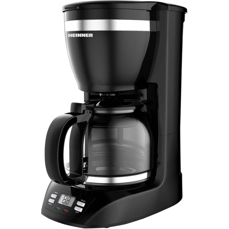 Cafetiera Heinner Savory 1100D, 900W, 1.5L, Display LCD, Control electronic, Mentinere la cald