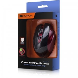 Canyon CNS-CMSW7, wireless reincarcabil, rosu