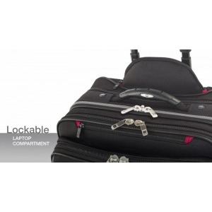 Wenger Trolley notebook 17.3 inch Business 2-Piece 600662 Black