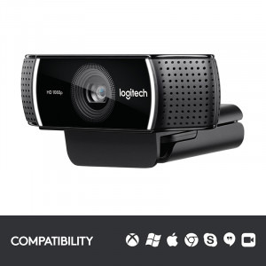 Logitech C922 Pro Stream, FHD, USB, Black